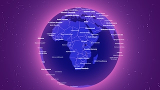 Von Australien bis Südamerika – diese Karte zeigt, welche Personen wo am berühmtesten sind.