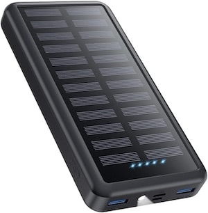 Pxwaxpy Solar Power Bank 30800mAh