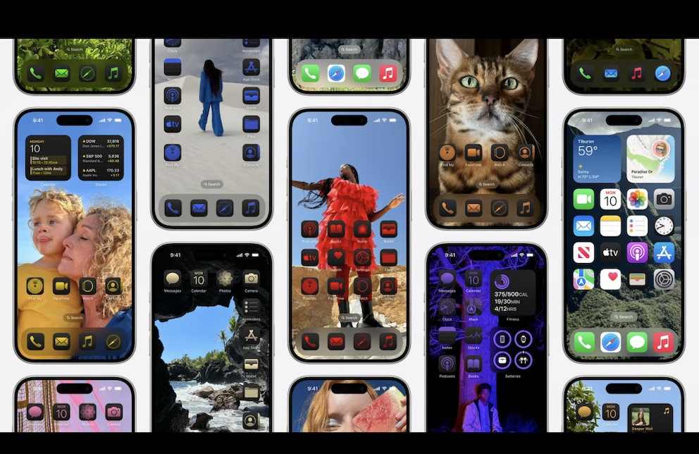 Apple erlaubt Nutzern mit iOS 18, den Home Screen komplett nach eigenen Vorstellungen anzupassen