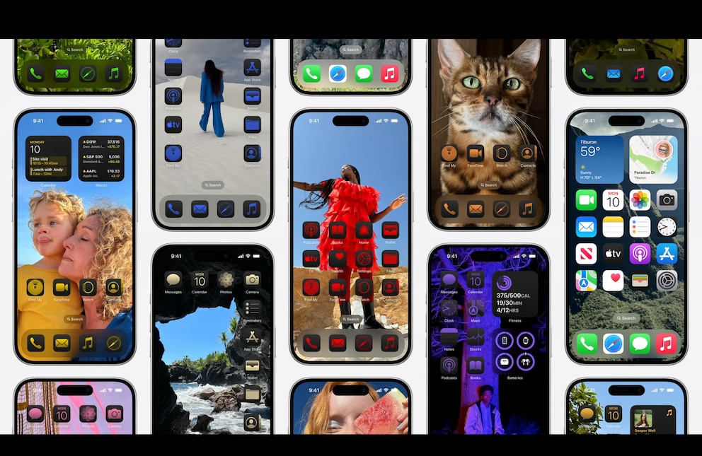 Apple erlaubt Nutzern mit iOS 18, den Home Screen komplett nach eigenen Vorstellungen anzupassen