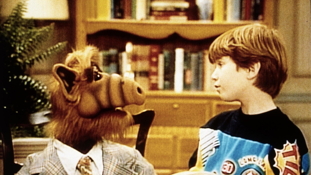 Szene aus „ALF” mit Benji Gregory als Brian Tanner.