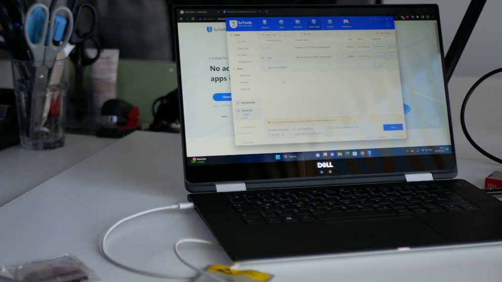 Ein Windows-Laptop und 3uTools machen möglich, was iTunes nicht konnte