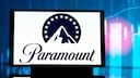 Paramount-Logo auf einem Tablet-Display.