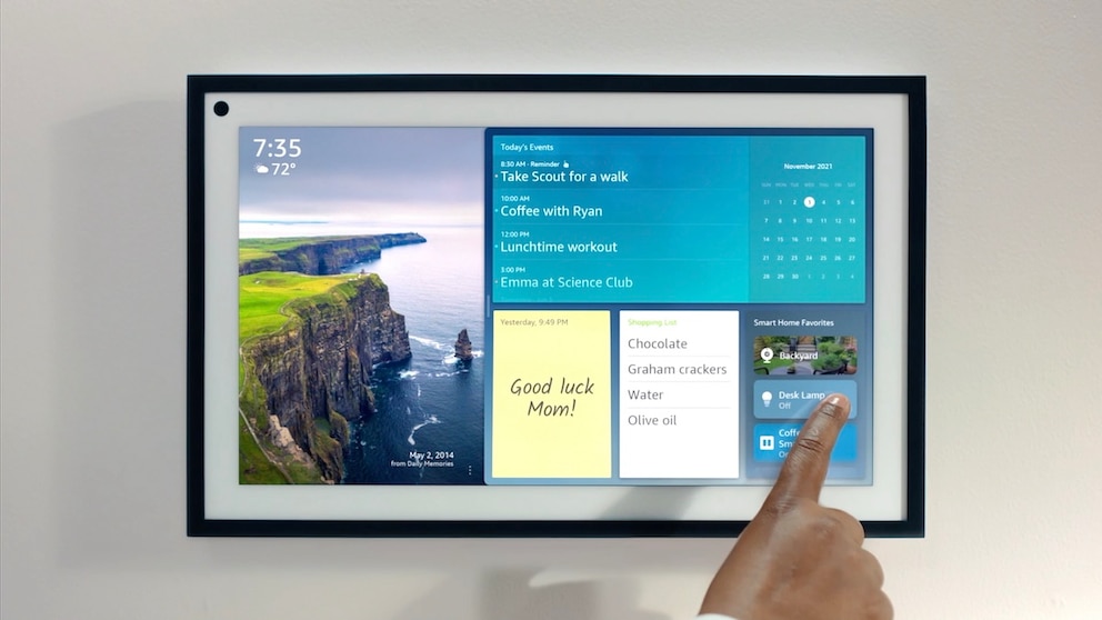 Ein Amazon Echo Show Werbung – hier noch ohne Werbung