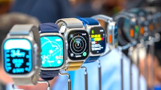 Mehrere Apple Watches nach der Apple Keynote 2024