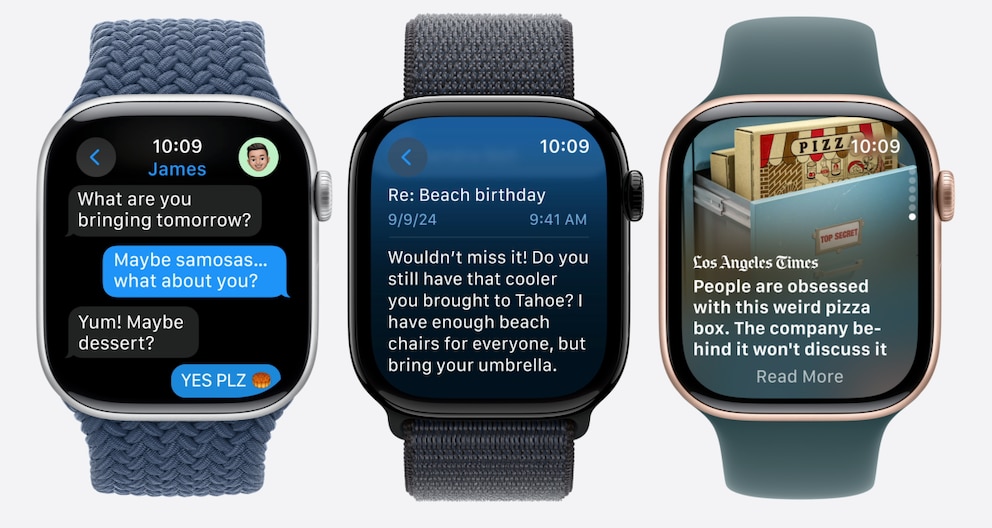 Apple Watch Series 10 mit Funktionen