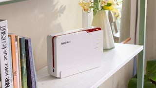 Die Fritzbox 5690 Pro ist einer der Router, die AVM auf der IFA 2024 ausstellt