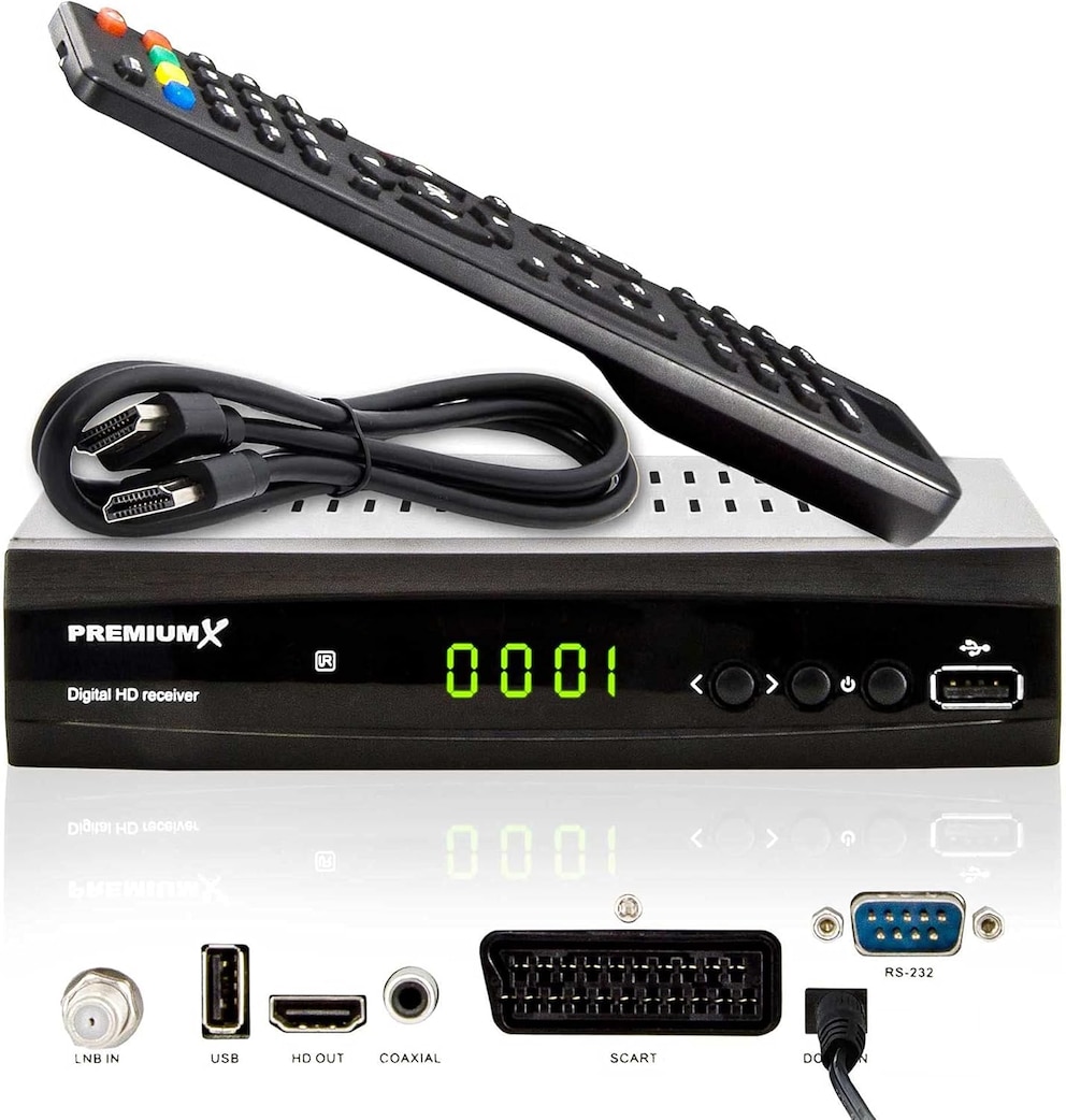 PremiumX Satelliten-Receiver HD