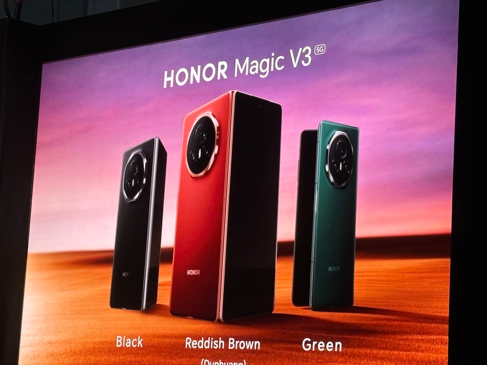 Das Honor Magic V3 kommt in drei Farben nach Europa