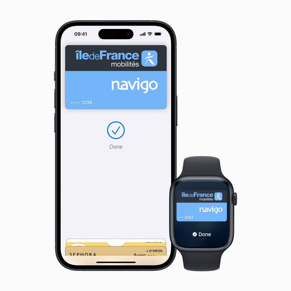 Apple Wallet ÖPNV-Karten-Funktion für Paris mit NaviGo auf dem iPhone und der AppleWatch