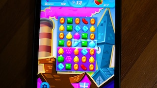 Candy Crush auf einem Smartphone