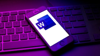 Logo für Microsoft Word auf einem Smartphone