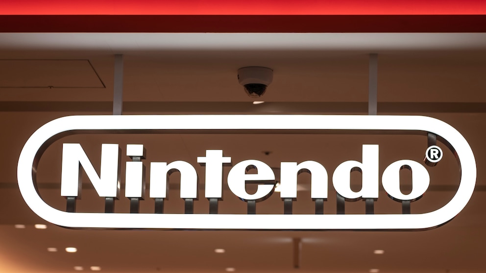 Nintendo-Logo in einem Laden