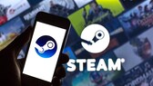 Steam-Logo und Schriftzug