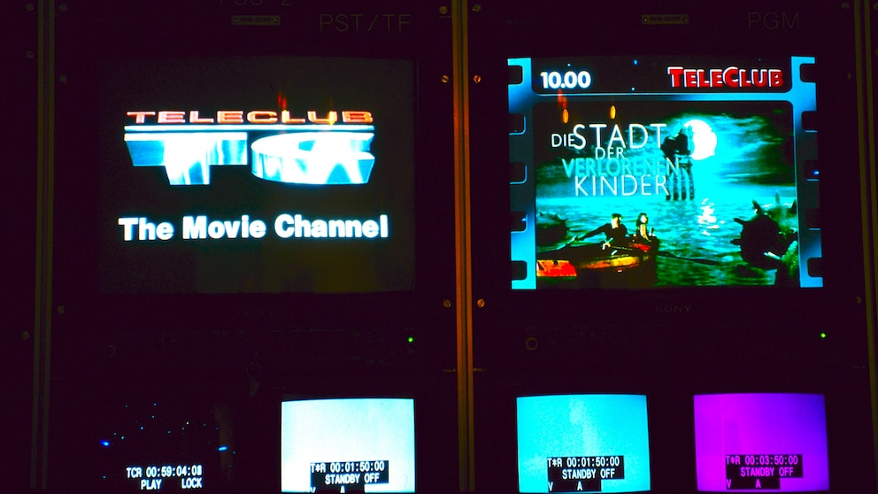 Einblick in den Teleclub-Sender