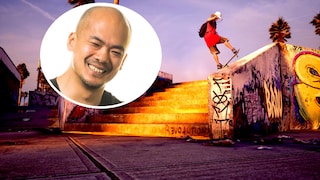 TECHBOOK-Autor Woon-Mo Sung und Chad Muska im Videospiel "Tony Hawk's Pro Skater 1+2"