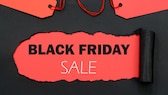 Black Friday Logo in rot und schwarz