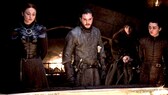 Sophie Turner, Kit Harington und Maisie Williams in "Game of Thrones"