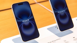 iPhone-16-Modelle im Laden