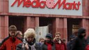 Logo von Media Markt an einem Gebäude