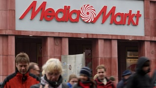 Logo von Media Markt an einem Gebäude