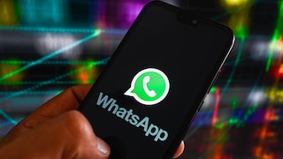 Whatsapp logo auf dem Smartphone