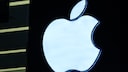 Apple Logo mit Streifen