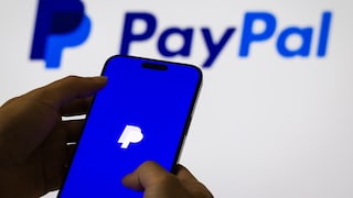 PayPal-Logo auf einem Smartphone