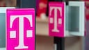 Telekom-Logo an einem Laden