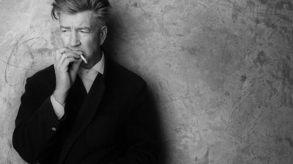 David Lynch am Rauchen