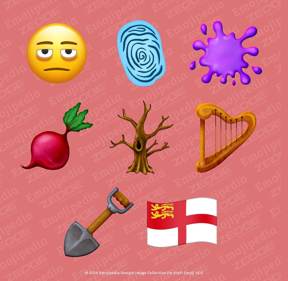 Acht neue Emojis 2025