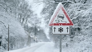 Bei Glatteis zu fahren, ist auch mit passenden Reifen nicht angenehm