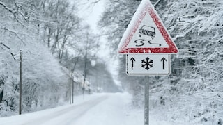 Bei Glatteis zu fahren, ist auch mit passenden Reifen nicht angenehm