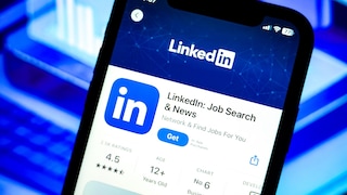 LinkedIn auf einem Smartphone