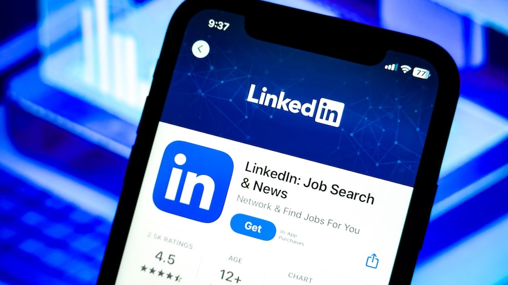 LinkedIn auf einem Smartphone