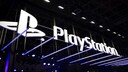 PlayStation-Logo bei einer Messe