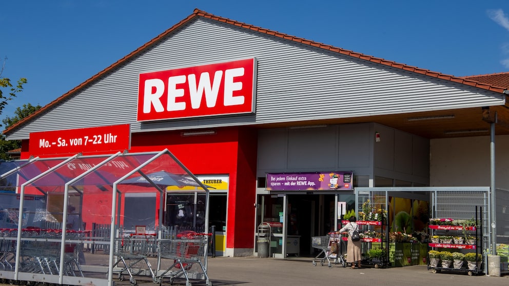 Ein Rewe-Markt