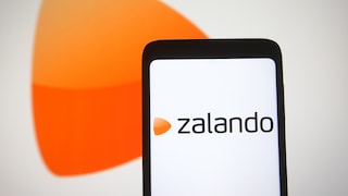 Zalando-Logo auf einem Smartphone