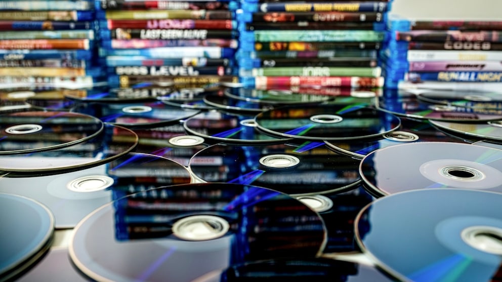 Sammlung aus Blu-rays