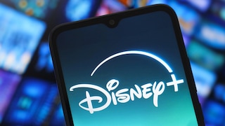 Disney+-Logo auf einem Smartphone