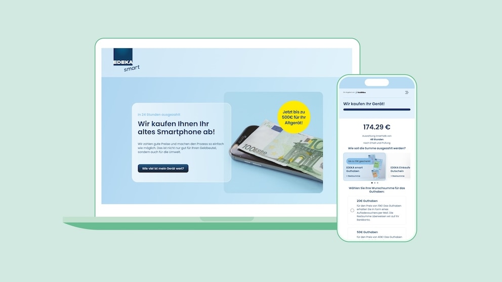 Edeka kauft alte Smartphones