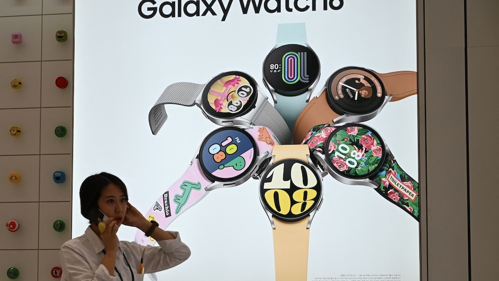 Werbeplakat für die Galaxy Watch 6