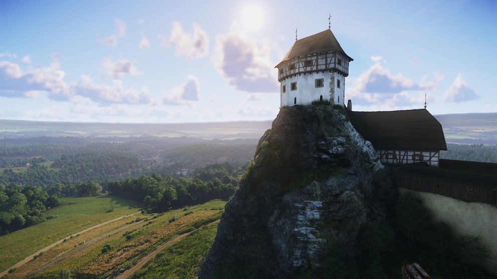 Burg Trosky und Umland sind ein wichtiger Schauplatz in „Kingdom Come: Deliverance 2“ ...