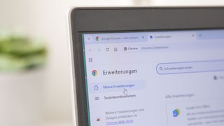 Chrome Browser Einstellungen auf einem Laptop
