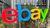 Logo von Ebay vor der Deutschland-Zentrale in Kleinmachnow