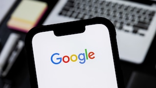 Google auf einem Smartphone