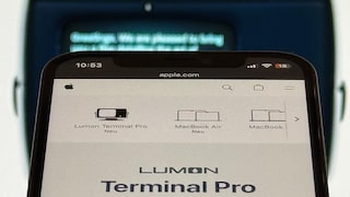 Das Logo und der Name des Lumon Terminal Pro sind ein Hinweis, worum es sich bei dem neuen Computer auf der Apple-Seite handelt