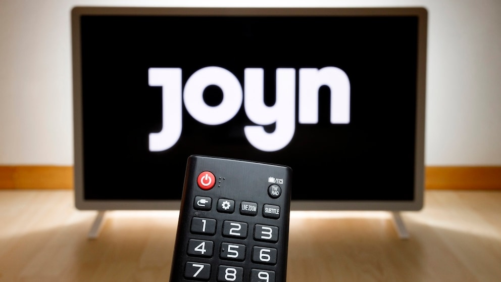 Joyn-Logo auf einem Fernseher