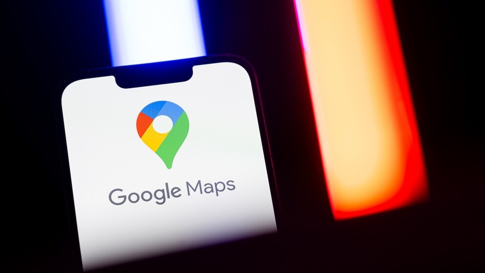 Google Maps auf einem Smartphone