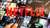 Netflix-Logo auf einem TV